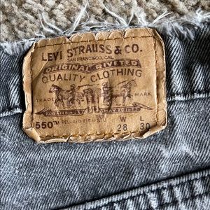 Vintage Levi’s 505 distressed jeans